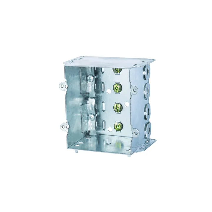 3"x 3-3/4" x 2-1/2" Non-gangable 2 Gang Electrical Box