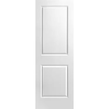 Primed 2 Panel Hollow Core Smooth Interior Door Slab