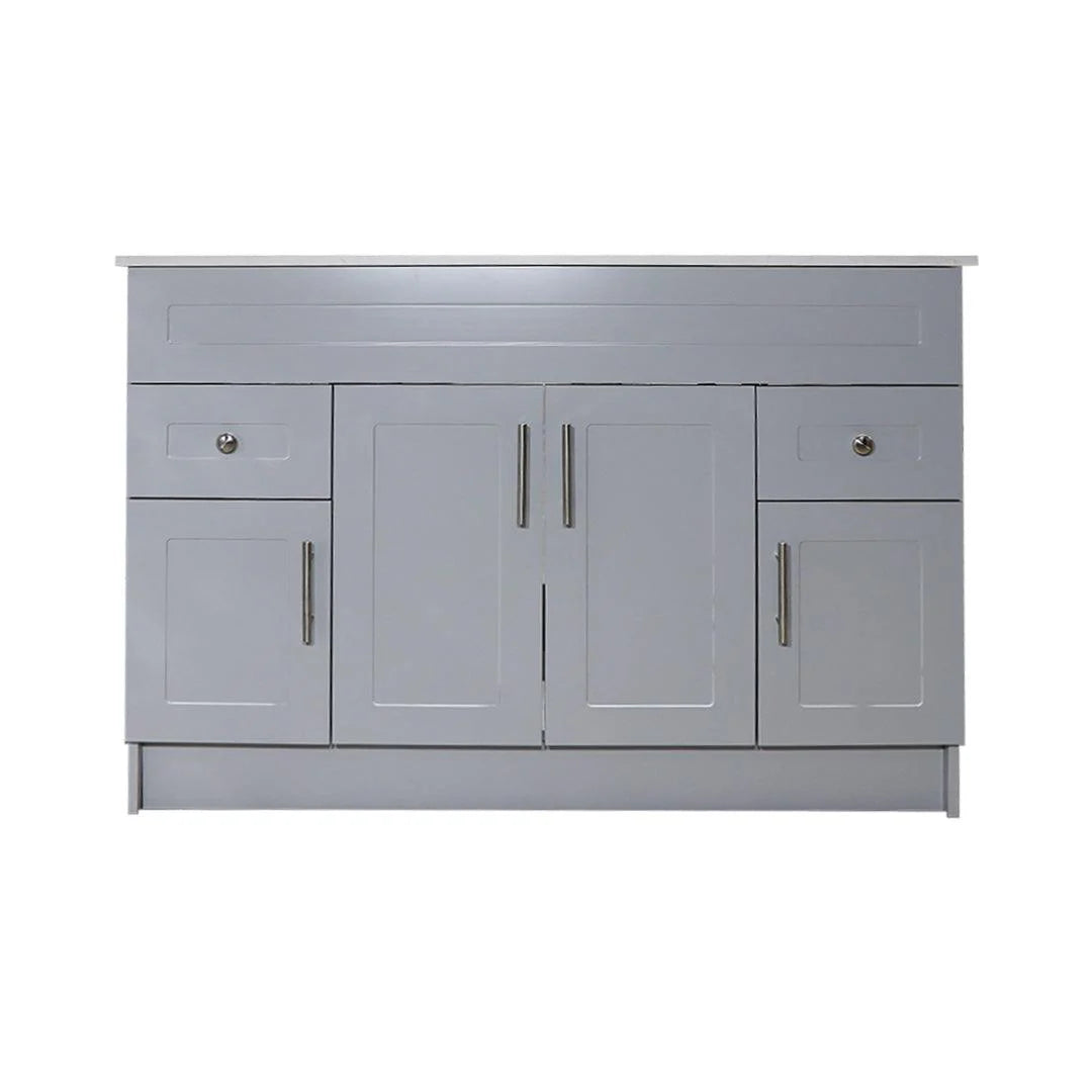 48" Grey MDF Vanity Base With 2 Drawer