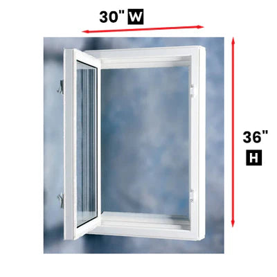 Egress Window 30-inch W x 36-inch H
