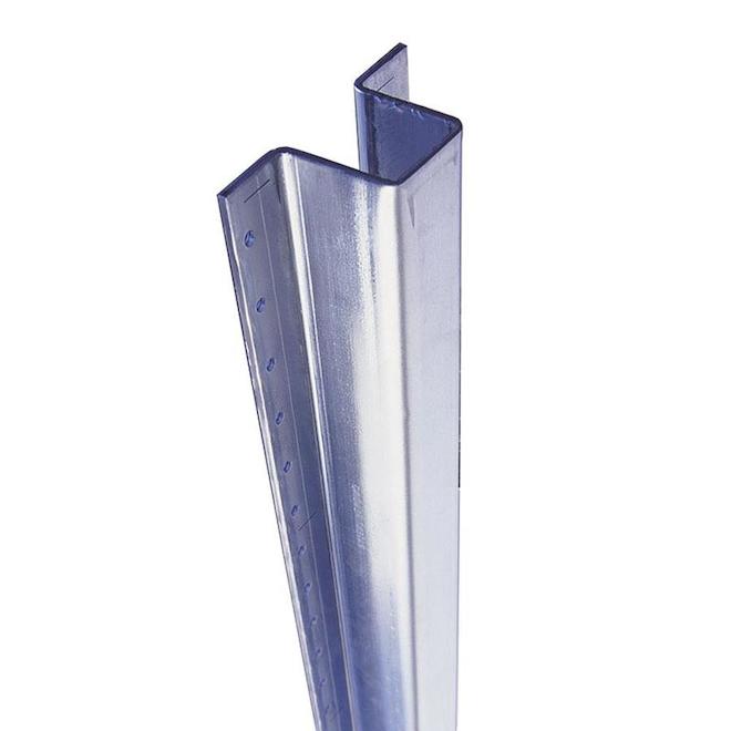 3-1/2-in x 12-ft PostMaster Galvanized Steel Post for Wood Fencing