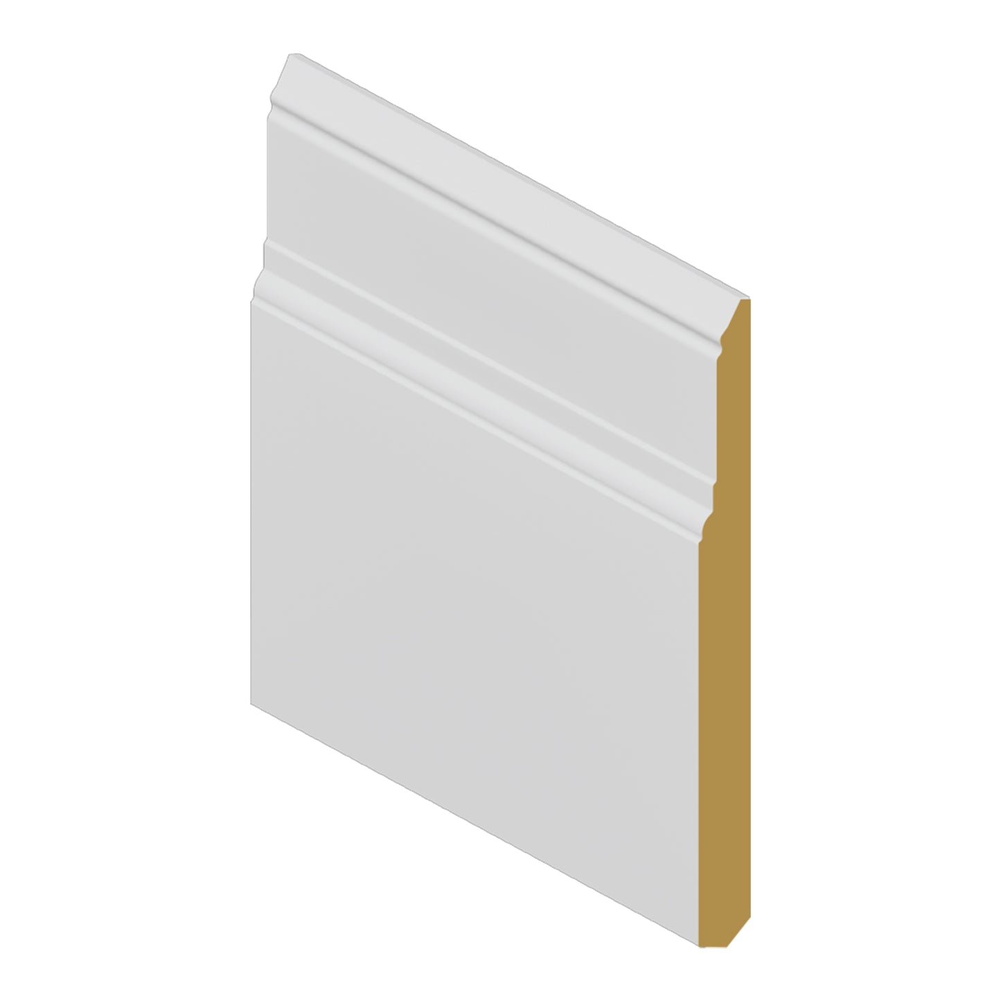 Baseboard MDF Contemporary Step 7 1/4 x 5/8 x 12'