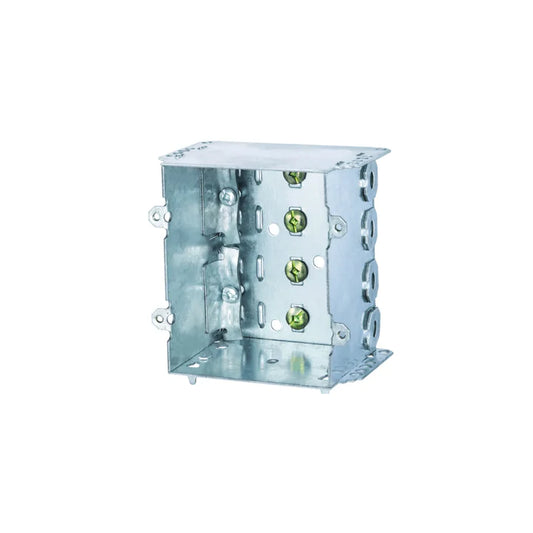 3"x 3-3/4" x 2-1/2" Non-gangable 2 Gang Electrical Box