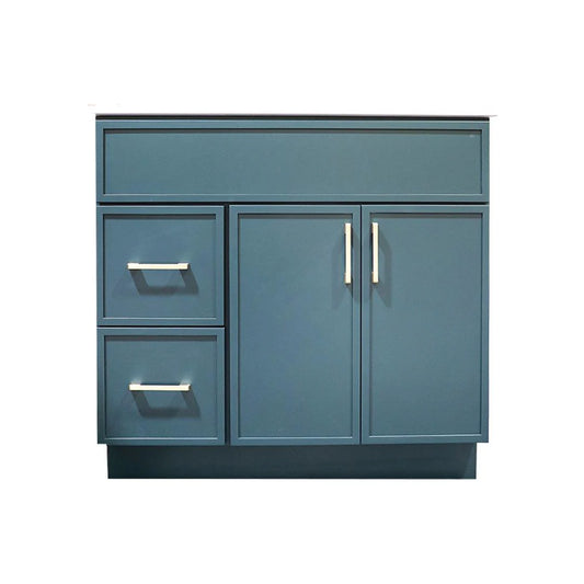 42" Hardwood Vanity Base With 2 Drawer