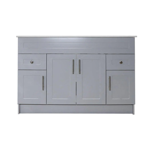48" Grey MDF Vanity Base With 2 Drawer