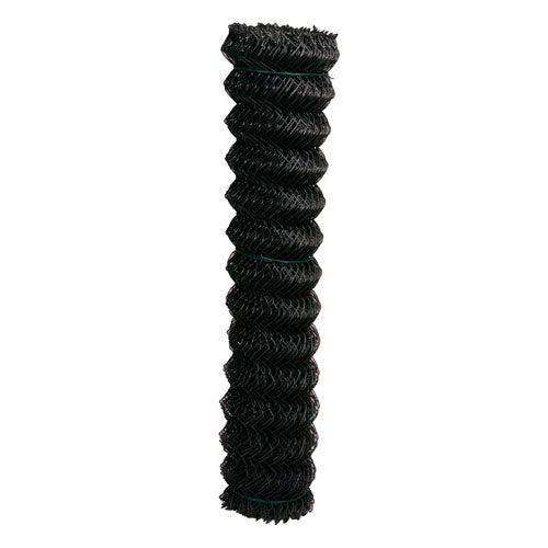 48-in x 50-ft Black Chainlink Fence with 1.5-in Mesh - 11-Gauge