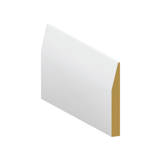 Baseboard MDF Modern Edge 5 1/4 x 5/8 x 12'