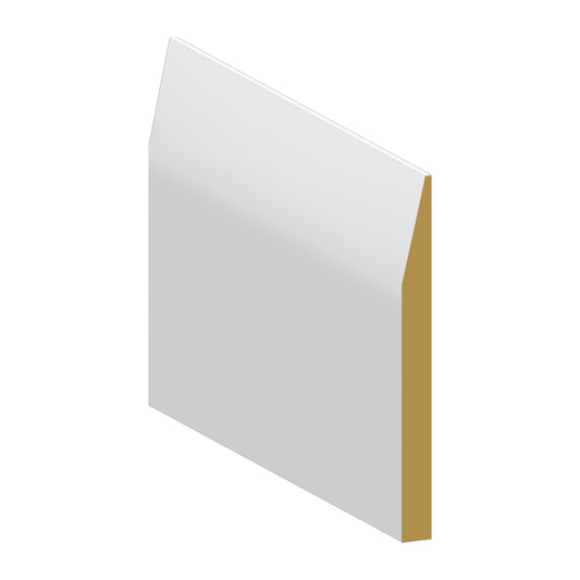 Baseboard MDF Modern Edge 7 1/4 x 5/8 x 12'