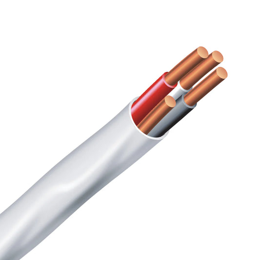 8/3 NMD90 Romex® SIMpull® White Electrical Wire White-150 meters