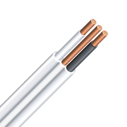14/2 NMD90 Romex® SIMpull® White Electrical Wire
