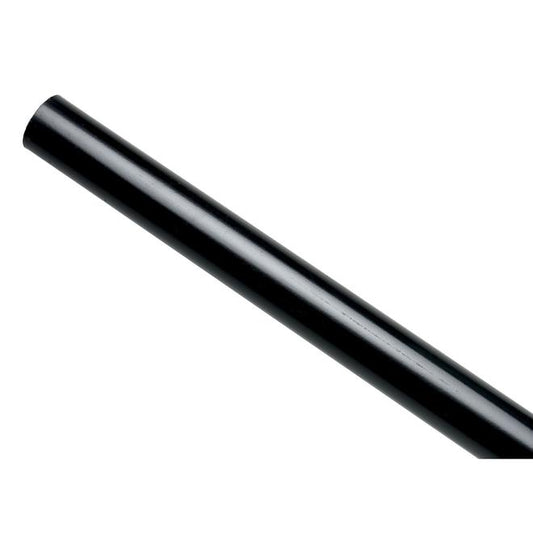 1.5-in x 7.6-ft Black Steel Line Post