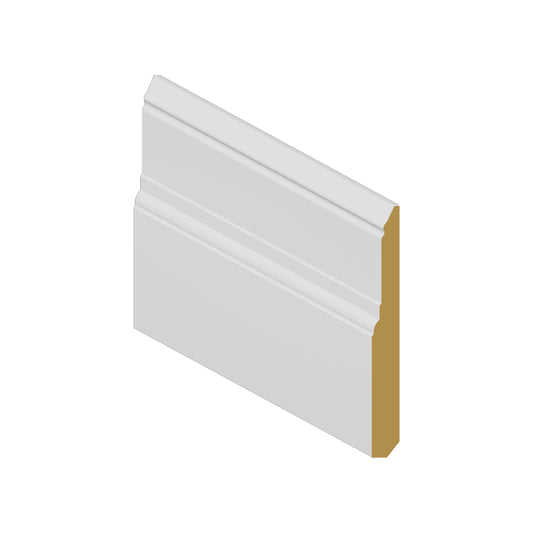 Baseboard MDF Contemporary Step 5 1/4 x 5/8 x 12'
