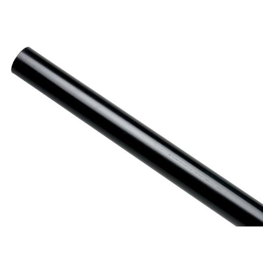 1.25-in x 10 ft 3 in Black Steel Fence Top Rail