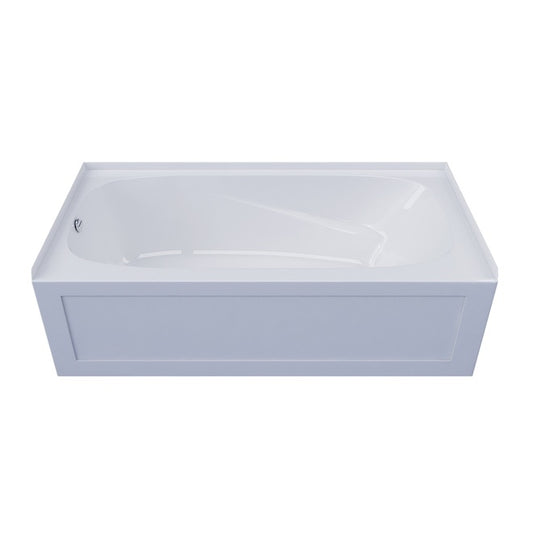 Mirolin Pheonix 60 x 30-in White Acrylic Bathtub RH or LH