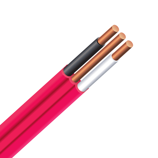 12/2 NMD90 Romex® SIMpull® Red Electrical Wire 75 meters