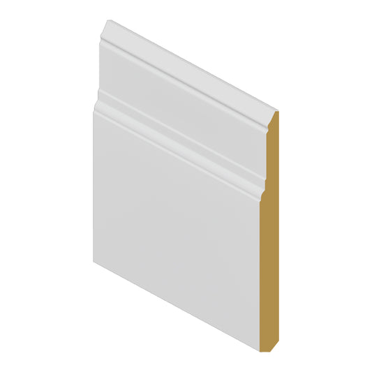 Baseboard MDF Contemporary Step 7 1/4 x 5/8 x 12'